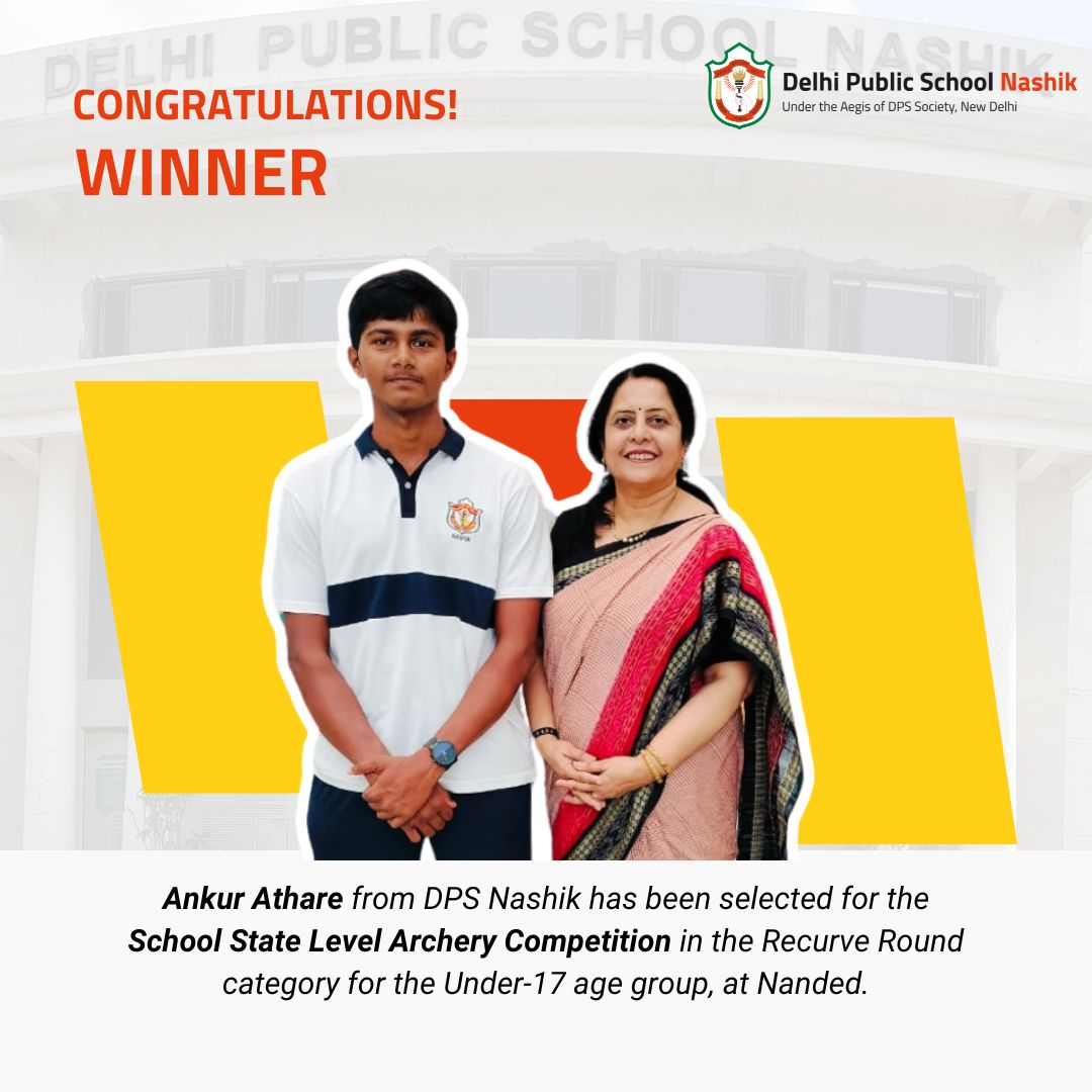 Congratulations to Ankur Athare – Selected for State Level Archery Competition!