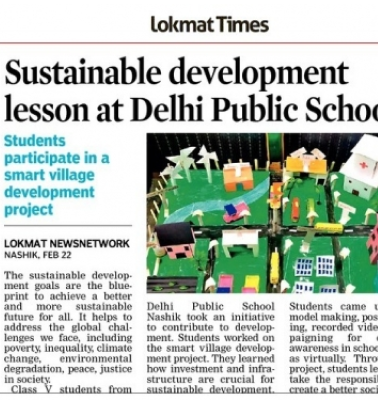 Sustainable development lesson at DPS School