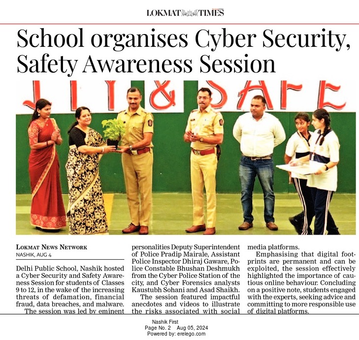 School organises Cyber Security & Safety Awareness Session