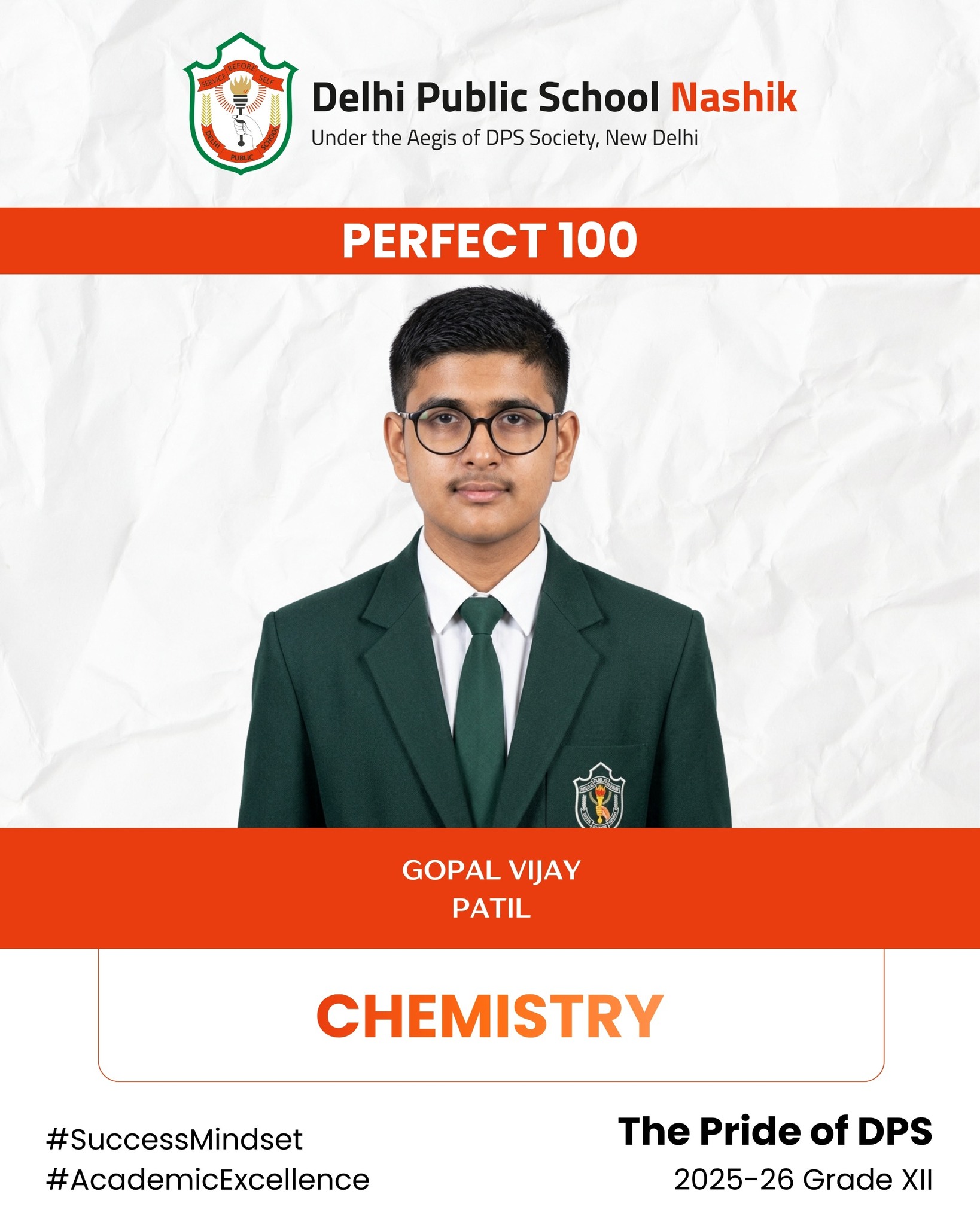 Perfect 100 in Chemistry