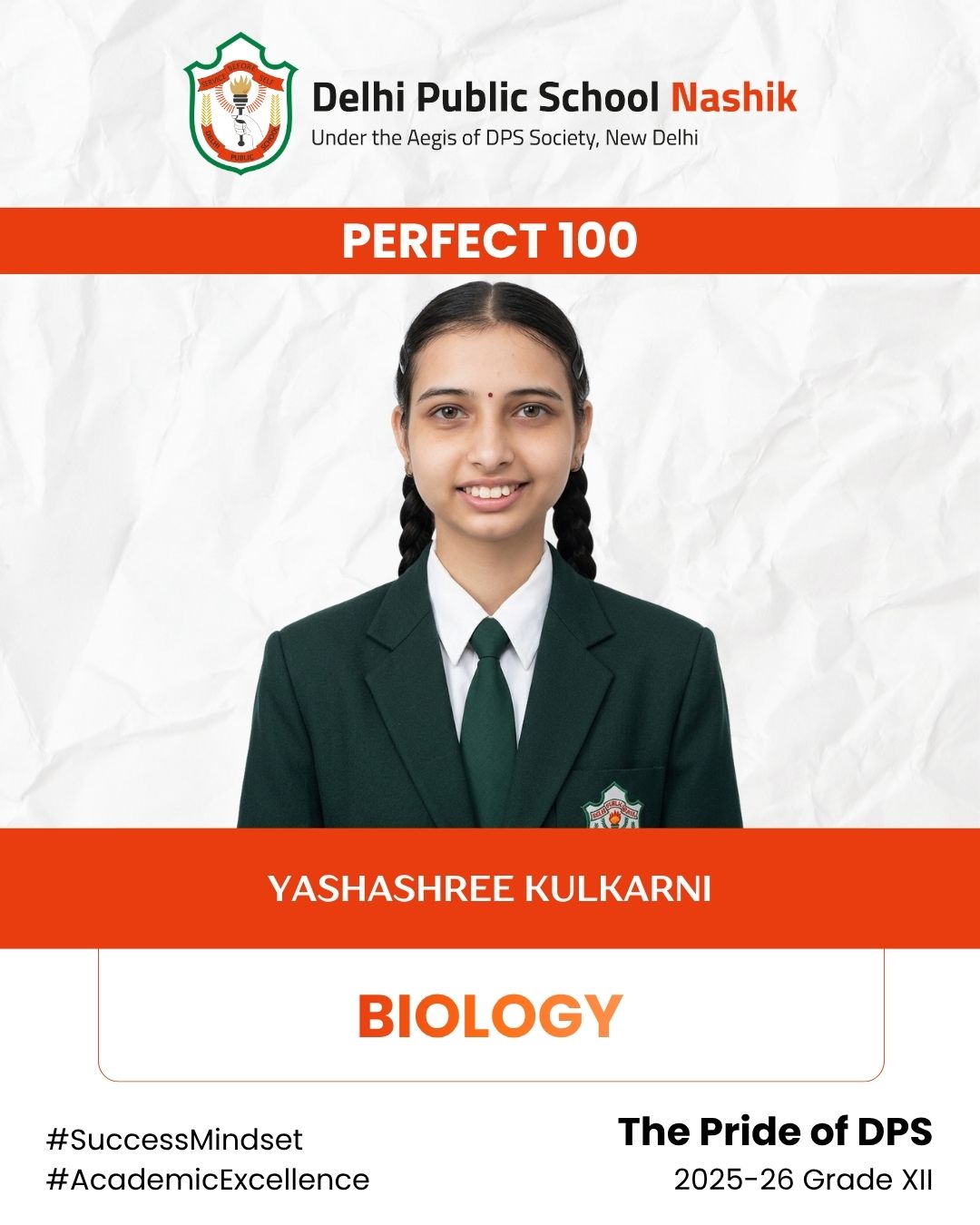 Perfect 100 in Biology