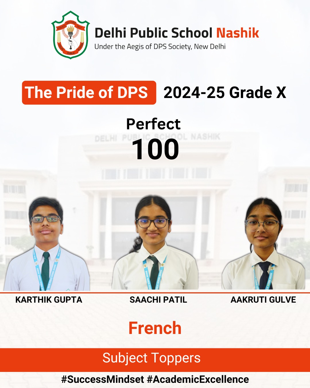 Grade 10 Subject Toppers